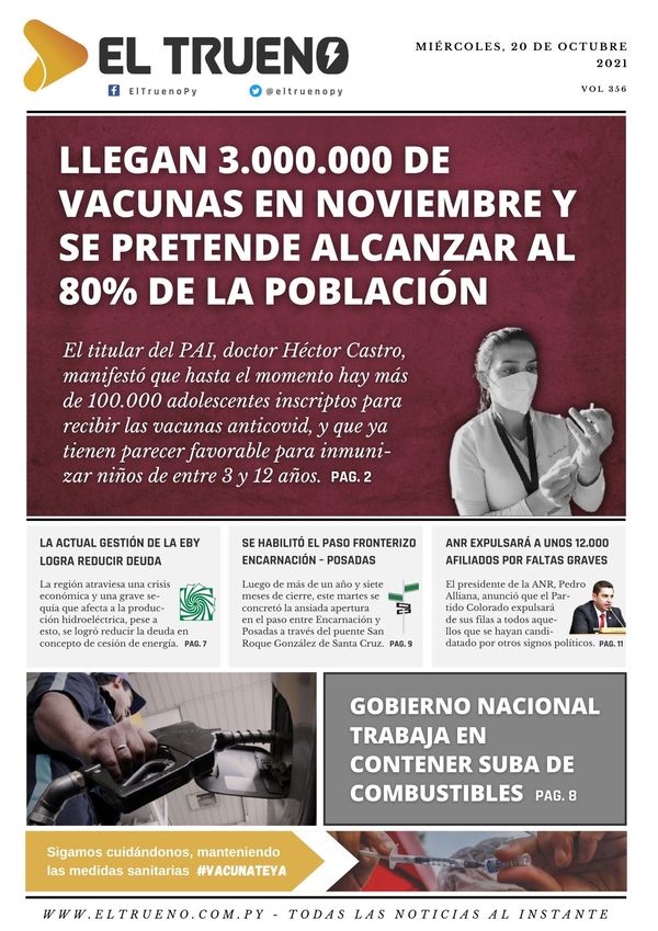 E-paper 20 de octubre de 2021 - El Trueno