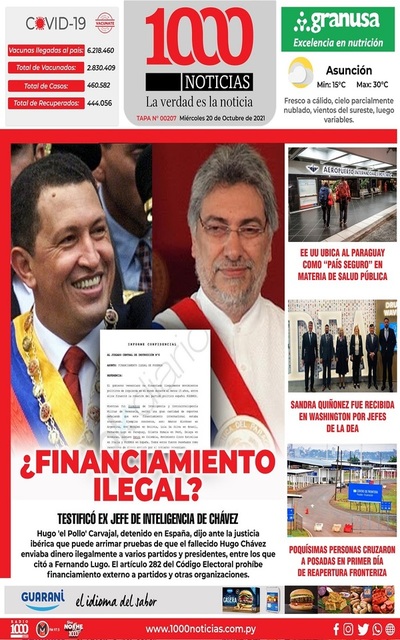 Portadas de este miércoles 20 de octubre de 2021