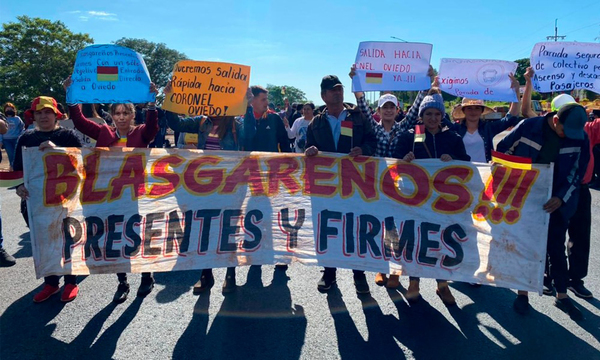 Pobladores de Blas Garay reciben promesa gubernamental y levantan manifestación - OviedoPress