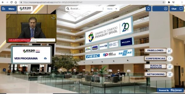 La 12ª Edición de la Expo Paraguay-Brasil se desarrolla a través de la plataforma virtual