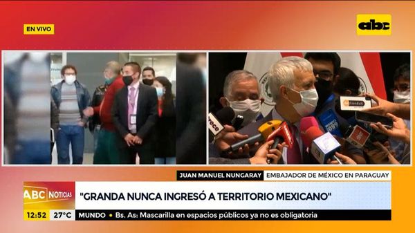 “Rodrigo Granda nunca ingresó a territorio mexicano”, afirma embajador en Paraguay - ABC Noticias - ABC Color