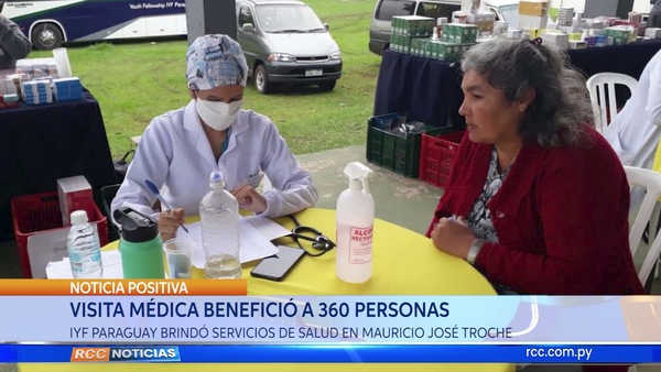 VISITA MÉDICA BENEFICIÓ A 360 PERSONAS