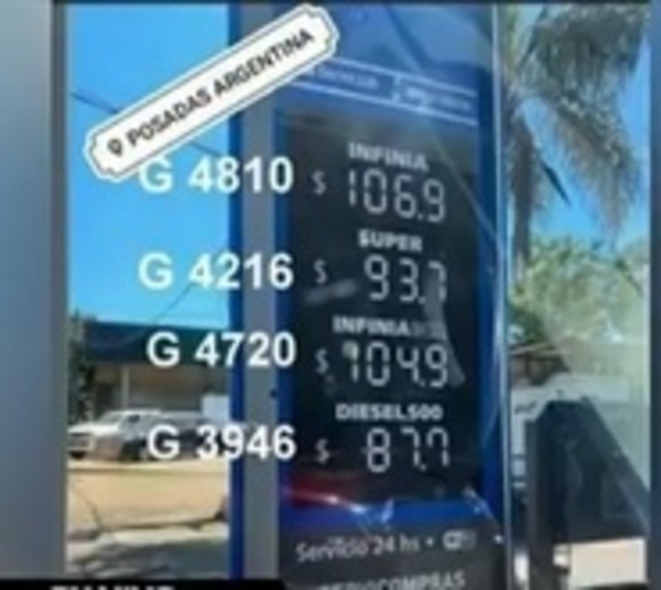 Combustibles cuestan casi un 50% menos en Argentina - Paraguay.com