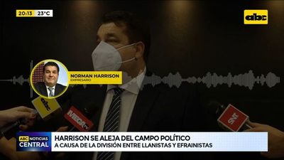 El empresario Norman Harrison se aleja del campo político - ABC Noticias - ABC Color
