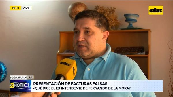 Intendente de Fernando de la Mora se deslinda de responsabilidades por facturas falsas - ABC Noticias - ABC Color