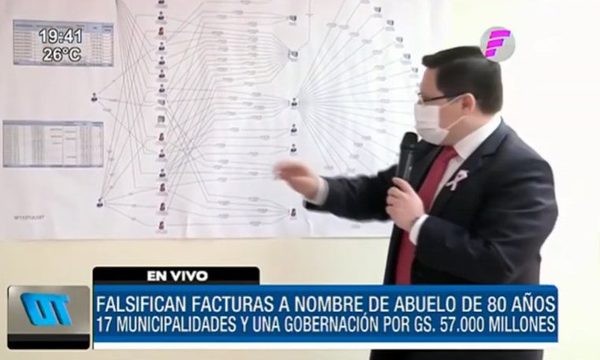 Falsificación de facturas salpica a 17 Municipalidades y una Gobernación | Telefuturo