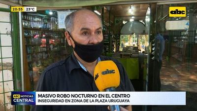Microcentro de Asunción: Masivo robo nocturno y sin iluminación - ABC Noticias - ABC Color