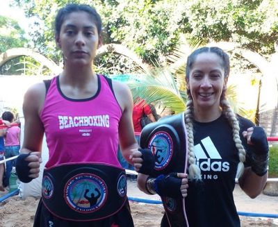 Maggi y Zaldívar, campeonas en Puños Rairó Arena  - Polideportivo - ABC Color