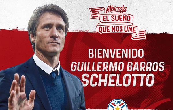 Guillermo Barros Schelotto fue confirmado como nuevo DT de la Albirroja