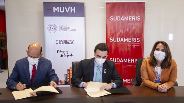 Sudameris financiará para acceder a viviendas del MUVH