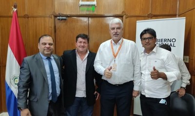 Intendente de Repatriación gestiona obras para el distrito - Noticiero Paraguay