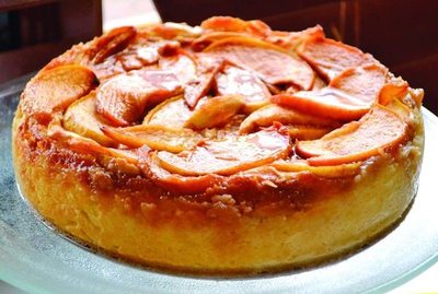 Tarta de manzana tipo cheesecake para celebrar el Día Internacional de la manzana - Gastronomía - ABC Color