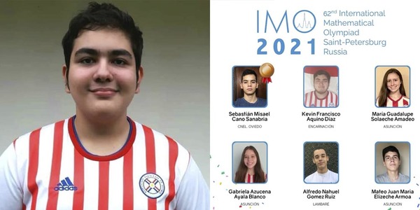 JOVEN ENCARNACENO OBTUVO MEDALLA DE BRONCE EN COMPETENCIA INTERNACIONAL VIRTUAL DE MATEMÁTICA. INTEGRA EL EQUIPO UN JOVEN ITAPUENSE - Itapúa Noticias