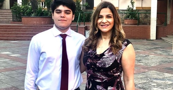 Maricha Olitte está emocionada al ver a su hijo en su UUD