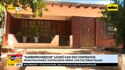 Superproveedor que logró casi 300 contratos con el Estado vive en una modesta vivienda en Itá - ABC Noticias - ABC Color