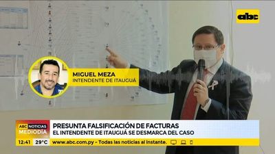 Intendente de Itauguá se desmarca del caso de facturas clonadas - ABC Noticias - ABC Color