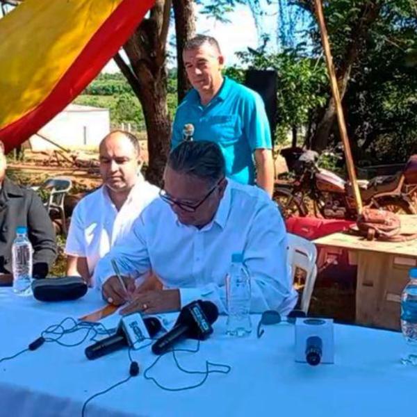 Coronel Oviedo; Celebran acuerdo entre el MOPC y pobladores de Blas Garay – Prensa 5
