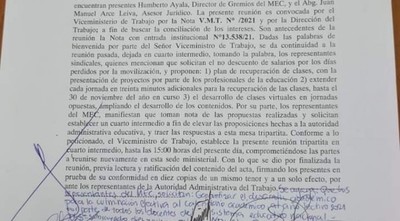 Docentes proponen plan para recuperar clases perdidas a fin de evitar descuentos