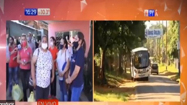 Pobladores de Areguá reclaman la falta de buses | Noticias Paraguay