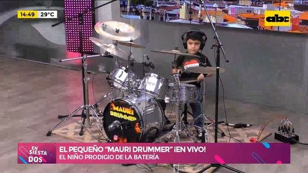 Mauri Drummer: El niño prodigio de la batería - Ensiestados - ABC Color