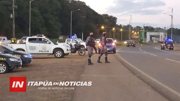 AUMENTAN PATRULLAJES Y OPERATIVOS JUNTO A LOS AGENTES LINCES. - Itapúa Noticias