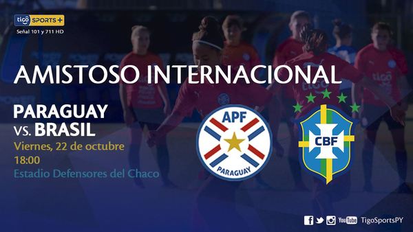 Albirroja femenina se mide a Brasil