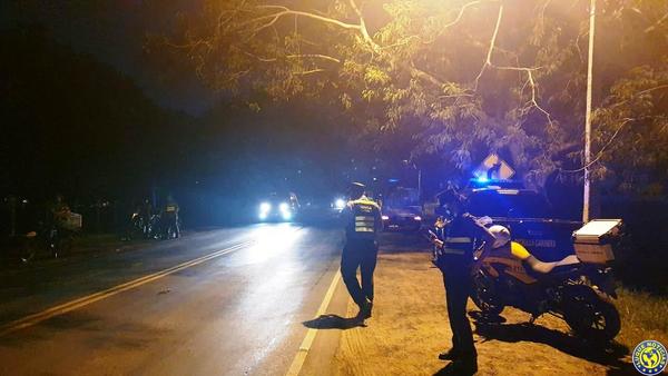 Caminera sorprende a 4 conductores ebrios en Ñu Guasu •