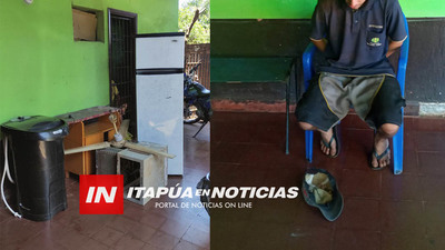 ROBÓ A SU PROPIA MADRE Y VECINOS COMPRARON LOS OBJETOS POR IRRISORIO VALOR. - Itapúa Noticias