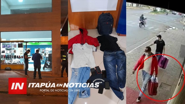 INVESTIGADORES BUSCAN LAS MALETAS EN LAS QUE SE PRESUME GUARDARON LOS DEMÁS EQUIPOS HURTADOS. - Itapúa Noticias