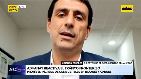Aduanas reactiva el tráfico fronterizo, prohíben ingreso de combustibles - ABC Noticias - ABC Color