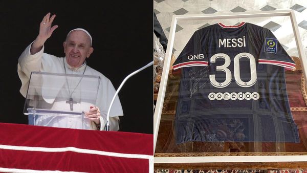 El Papa elogia a Messi porque "no se le han subido los humos a la cabeza"