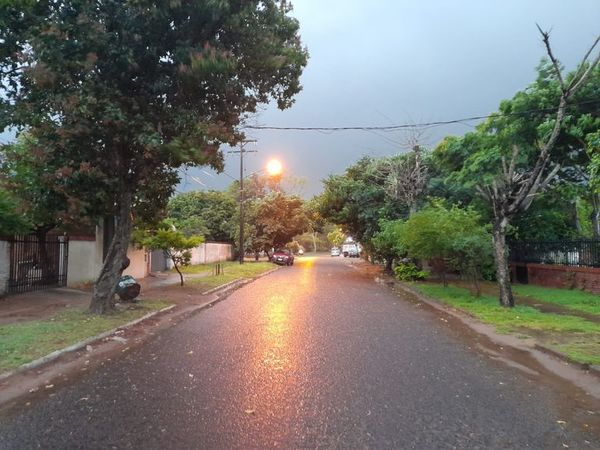 Lluvia torrencial en Ayolas  - Nacionales - ABC Color