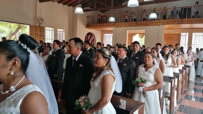 Casamiento comunitario: 130 parejas se dieron el sí en Horqueta