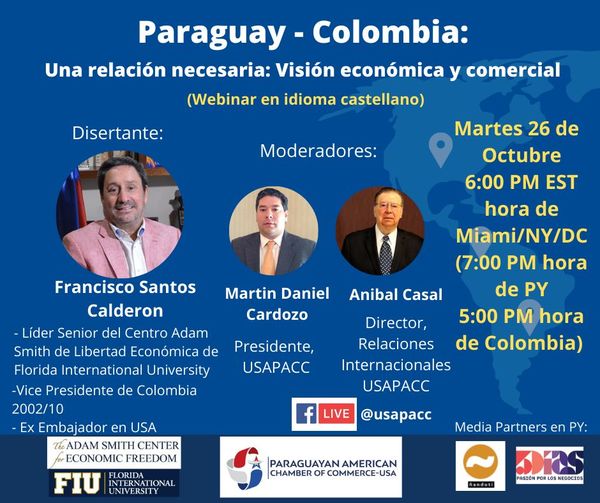 Webinar Paraguay – Colombia: una relación necesaria, visión económica y comercial | Ñanduti