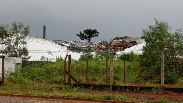Temporal causó destrozos en Alto Paraná