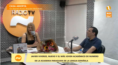 Javier Viveros, el nuevo y más joven miembro de la Academia Paraguaya de la Lengua Española | Ñanduti
