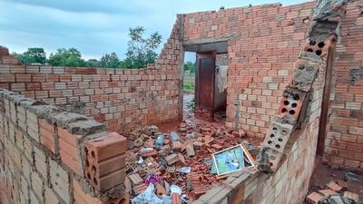 Vientos superiores a los 100 Km/h causaron destrozos en varias zonas del país