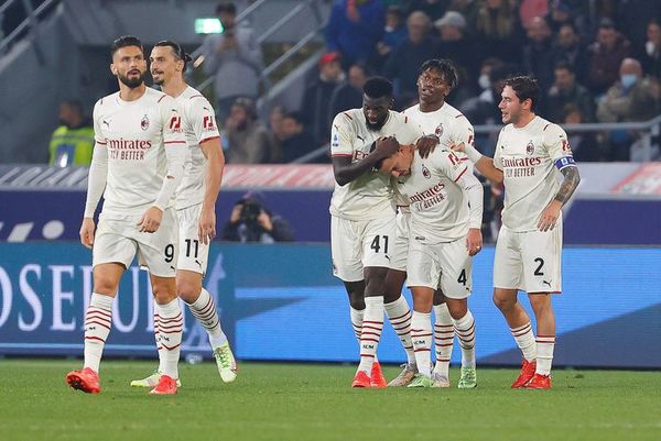 El Milan asalta el liderato y frustra a un Bolonia estoico con 9 - Fútbol Internacional - ABC Color