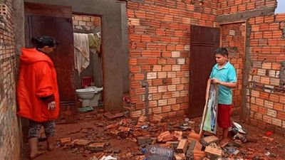 Tormenta causó destrozos en Itapúa, Misiones y CDE