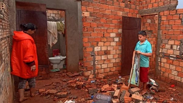 Tormenta causó destrozos en Itapúa, Misiones y CDE