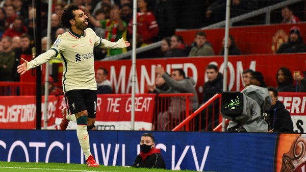 Con Salah a la cabeza, Liverpool humilló al Manchester United en Old Trafford