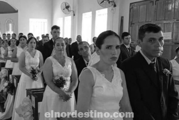 A fuego y a Boda: Ciento treinta parejas de escasos recursos dieron el sí en casamiento comunitario realizado en Horqueta