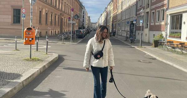 La Nación / Idílico paseo dominical de Vivian Benítez por las calles de Berlín