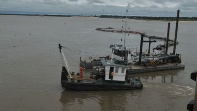Pese a lluvias,  piden seguir con los    trabajos de dragado