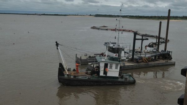 Pese a lluvias,  piden seguir con los    trabajos de dragado