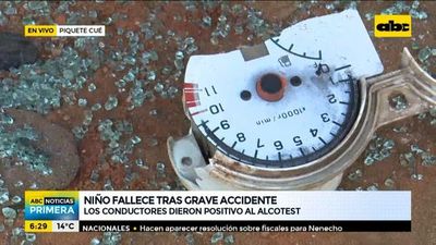 Accidente en Limpio: tío del menor fallecido relata el hecho - ABC Noticias - ABC Color