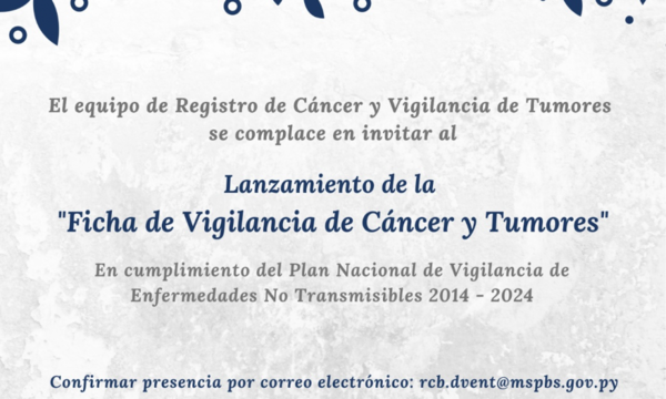 Paraguay tendrá «Ficha de vigilancia de cáncer y tumores»