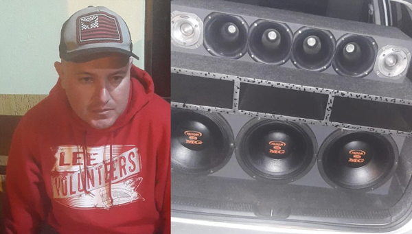 Detienen a un hombre que molestaba con su música a todo volumen - Noticiero Paraguay