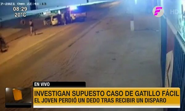 Investiga presunto caso de gatillo fácil: Joven perdió un dedo | Telefuturo