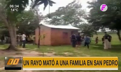 Rayo mata a toda una familia en San Pedro | Telefuturo